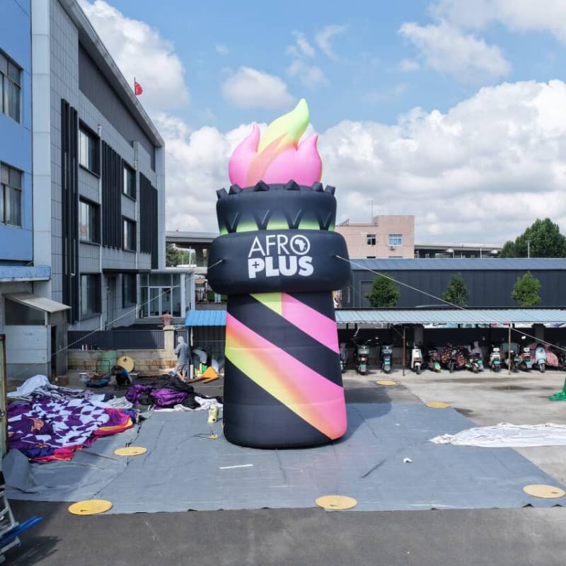 Custom Inflatable Giant Torch Model