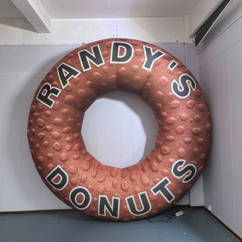 Giant Donut Shaped Inflatable Sign