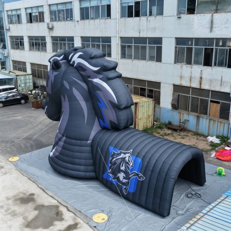 Giant Horse‑Head Inflatable Entrance Tunnel factory Giant Horse‑Head Inflatable Entrance Tunnel factory