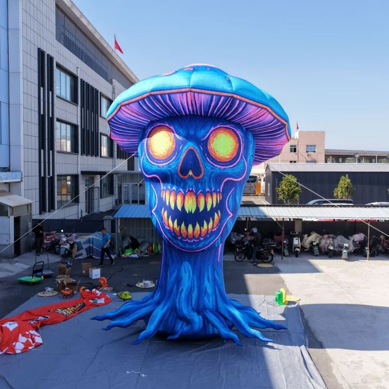 Inflatable Skull Mushroom