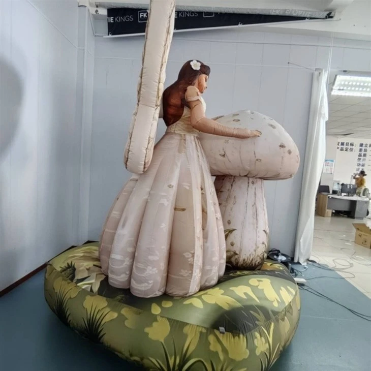 Inflatable Winged Fairy With Vintage Mushroom suppliers
