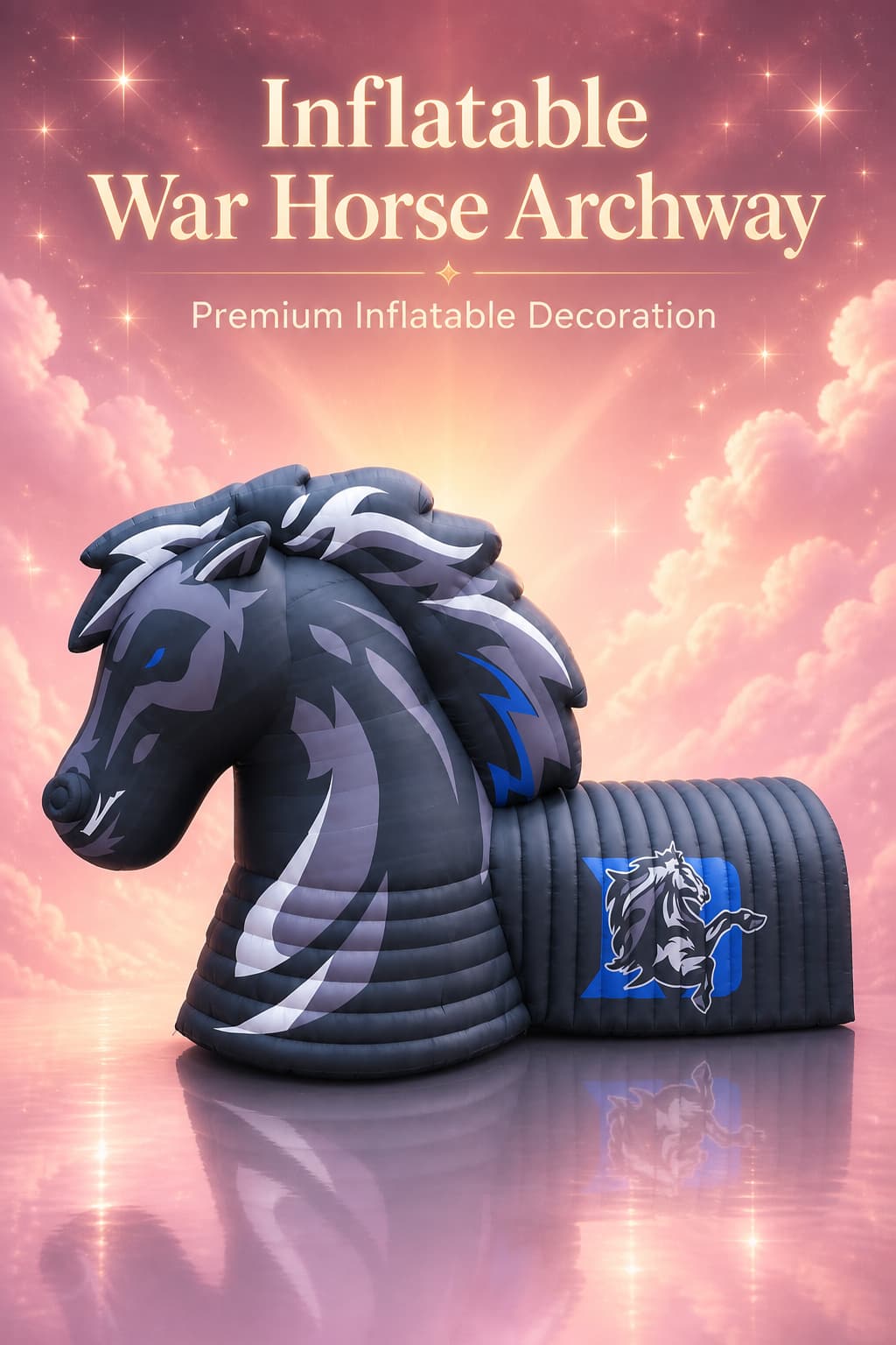 horse head inflatable tunnel horse head inflatable tunnel