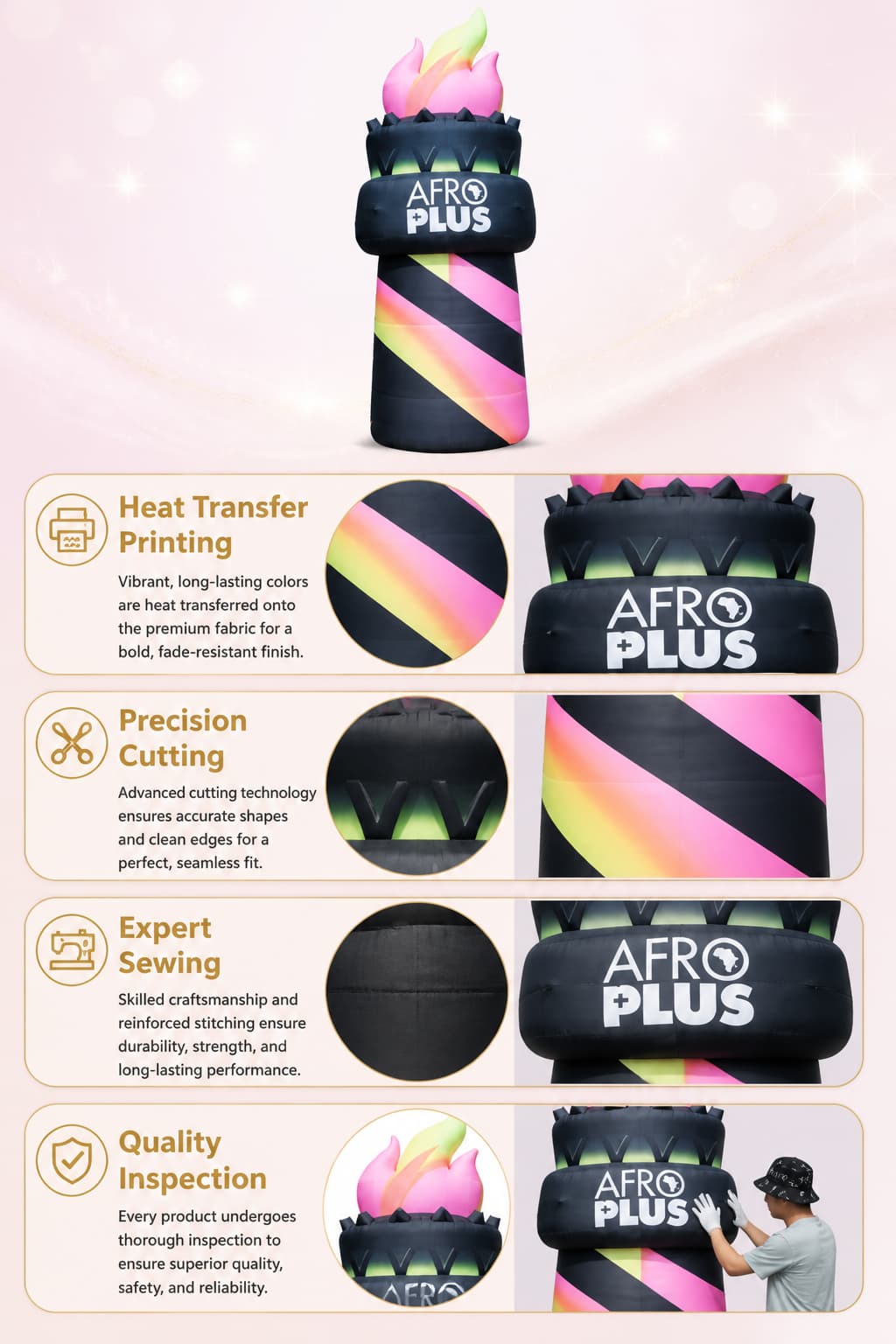 custom logo inflatable torch custom logo inflatable torch