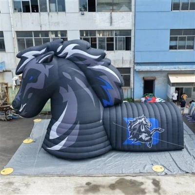 Giant Horse‑Head Inflatable Entrance Tunnel