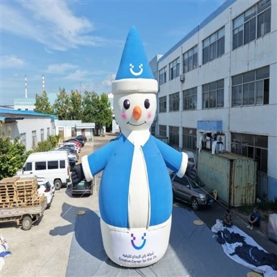 Giant Inflatable Cartoon Snowman