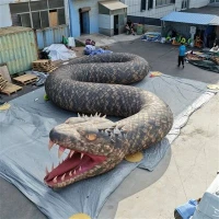 Giant Realistic Inflatable Snake Model