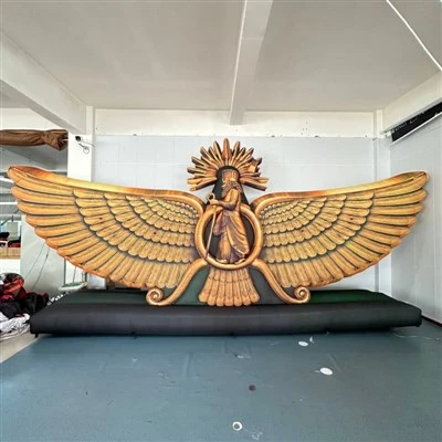 Giant Retro Winged Relief Inflatable Wall Decor