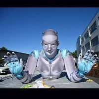 Inflatable Character-shaped Stage