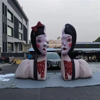 Inflatable Surreal Doll Art Sculpture